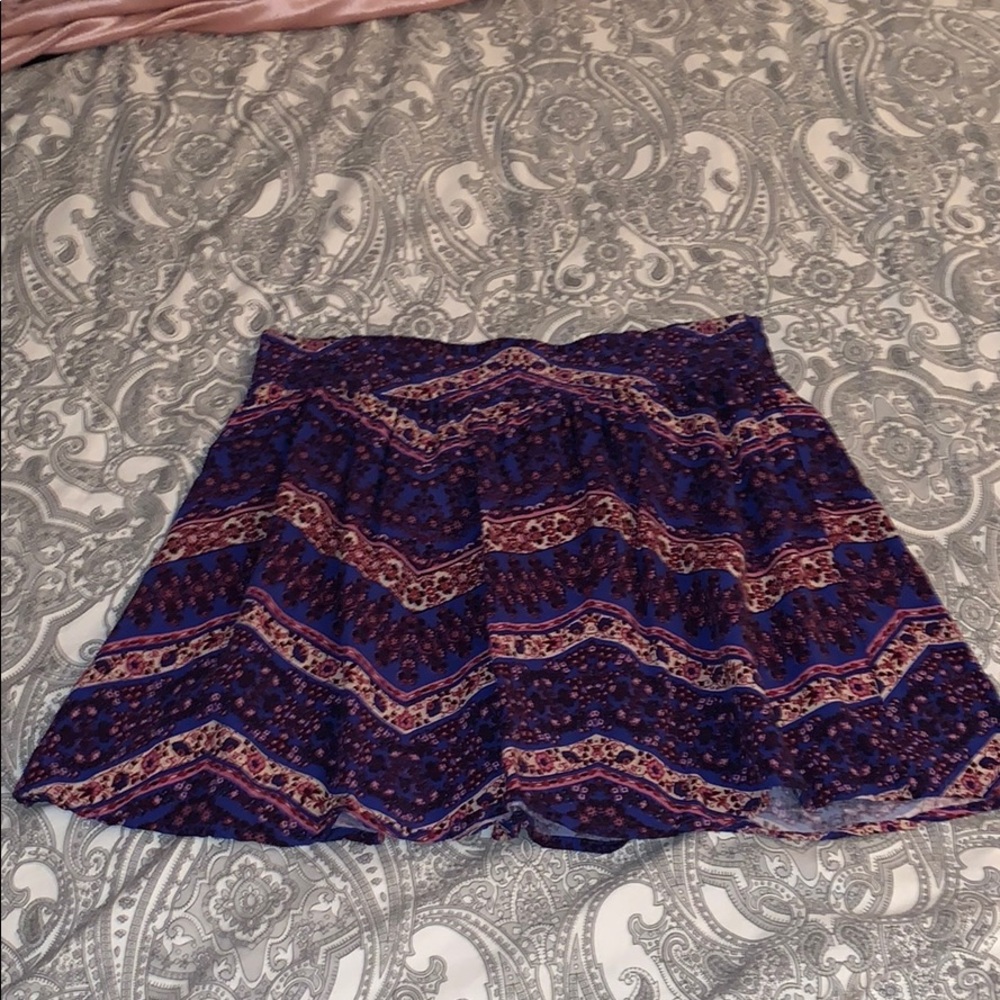 Floral Print Skirt